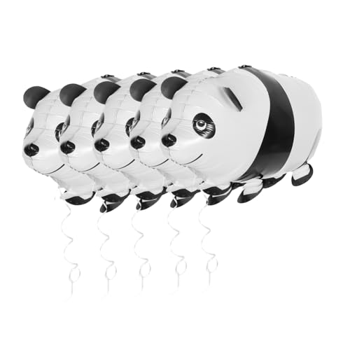 Warmhm 2St Luftballons mit Nutztieren Panda-Luftballons Heliumballon Tierische Luftballons Panda Luftballons Cartoon-Panda-aufblasbare Luftballons Ballonornament Aluminiumfolie von Warmhm