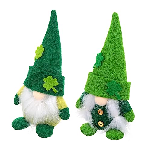 Warmhm 2er-Set Puppenornamente Zum St. Patricks Day Handgefertigte Puppendekoration Für Zimmermädchen von Warmhm