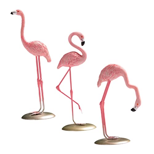 Warmhm 3 Teiliges Tischdekorationsornament Flamingo Neon Funky Lampe Schild Künstliche Pflanze Tiki Wärmer Pfau LED Spielzeugbaum Flackernde Statue Wandleuchter Pool Tier von Warmhm