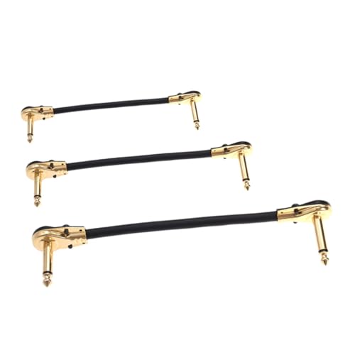 Warmhm 3Stücke Audiokabel Flachkopf Gitarrenkabel für Bass und Gitarre Hochwertige Verarbeitung Langlebig Stereo Sound für Kreative Anwendungen Warmhm 3Stücke Audiokabel Flachkopf Gitarrenkabel für Bass und Gitarre Hochwertige Verarbeitung Langlebig Stereo Sound für Kreative Anwendungen von Warmhm