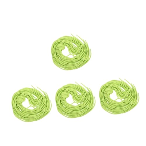 Warmhm 4 Sätze Perlenfaden Kindergarten-thread Für Kinder Perlensets Für Kinder Perlenaccessoires Für Kinder Perlenschnur Für Kinder Bindefaden Polyester Light Green 10 Stück * 4 von Warmhm