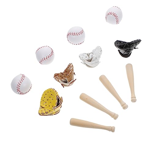 Warmhm 4 Sets Baseball Modell Sportbälle Kunst Und Bastelsets des Deckels Outdoor Ornamente Medaillon Ornamente Zum Basteln Sportgeschenke Schlüsselanhänger Dekorativer Mini Baseball von Warmhm