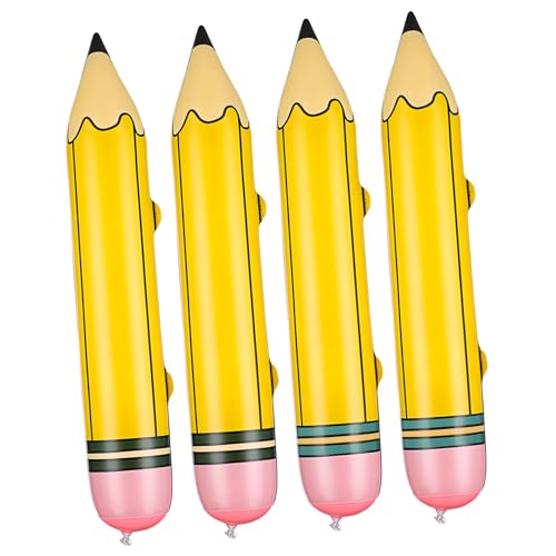 Warmhm 4 Stück aufblasbares Bleistiftspielzeug lustige Stifte für mit Schule Kindergarten groß aufblasbare Dekorationen Aufblasbarer Schulbedarf Riesenstifte PVC Zufällige Farbe Warmhm 4 Stück aufblasbares Bleistiftspielzeug lustige Stifte für mit Schule Kindergarten groß aufblasbare Dekorationen Aufblasbarer Schulbedarf Riesenstifte PVC Zufällige Farbe von Warmhm