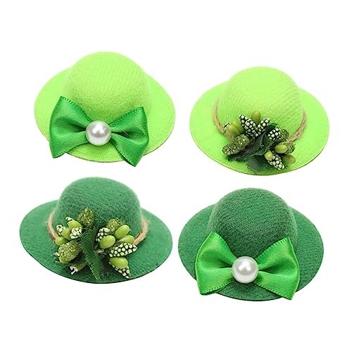 Warmhm 4 Stück irischer Flaschenverschluss party zubehör party accessoires st. Patricks Day Haarschleifen st. Patricks Day Zubehör für Partyflaschen st. Patricks Day Hüte Wolle von Warmhm