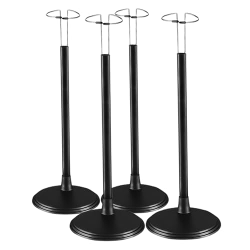 Warmhm 4 Teiliger Figurenständer Niedlicher Deko Figurenständer Puppenständer Maskenständer Organizer Holzpuppenständer Häkelständer Puppenhalter Figurenhalterung PVC Schwarz Warmhm 4 Teiliger Figurenständer Niedlicher Deko Figurenständer Puppenständer Maskenständer Organizer Holzpuppenständer Häkelständer Puppenhalter Figurenhalterung PVC Schwarz von Warmhm