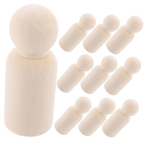 Warmhm 50 Stück Diy Holzfiguren zum Bemalen Unvollendete Holzpuppen für Kreative Bastelprojekte und Dekoration für Familie für Gestaltung Warmhm 50 Stück Diy Holzfiguren zum Bemalen Unvollendete Holzpuppen für Kreative Bastelprojekte und Dekoration für Familie für Gestaltung von Warmhm