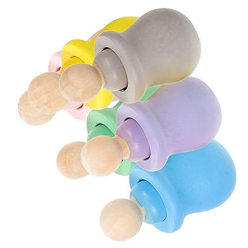 Warmhm 6 Stück Unlackierte Holzfiguren für Diy Bastelprojekte Kreative Peg Dolls aus Naturholz zum Bemalen und Gestalten für Erwachsene Dekoration und Kunstprojekte Warmhm 6 Stück Unlackierte Holzfiguren für Diy Bastelprojekte Kreative Peg Dolls aus Naturholz zum Bemalen und Gestalten für Erwachsene Dekoration und Kunstprojekte von Warmhm