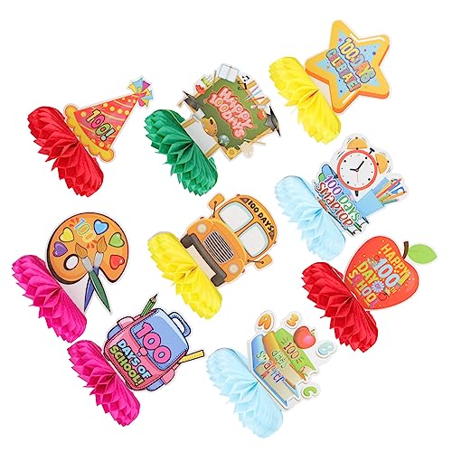 Warmhm 9 Stück Tischdekoration Zum 100 Schultag Partydekorationen Tischdekoration Schulanfangsdekorationen Klassenzimmerdekorationen Ornament 100 Tage Schulpapier Warmhm 9 Stück Tischdekoration Zum 100 Schultag Partydekorationen Tischdekoration Schulanfangsdekorationen Klassenzimmerdekorationen Ornament 100 Tage Schulpapier von Warmhm