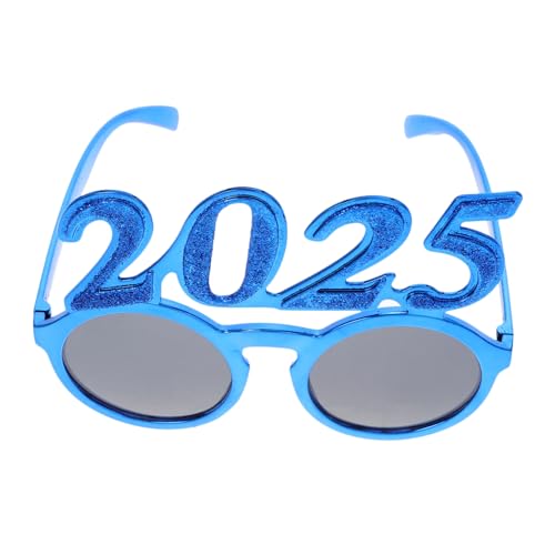 Warmhm Digitale Brille 2025 Glitzerbrille Foto-requisiten Für Das Neue Jahr 2025 Neujahrsbrille 2025 Brille Weihnachtsbrille Partyzubehör Für Das Neue Jahr 2025 Zahlenbrille Stk Blue von Warmhm