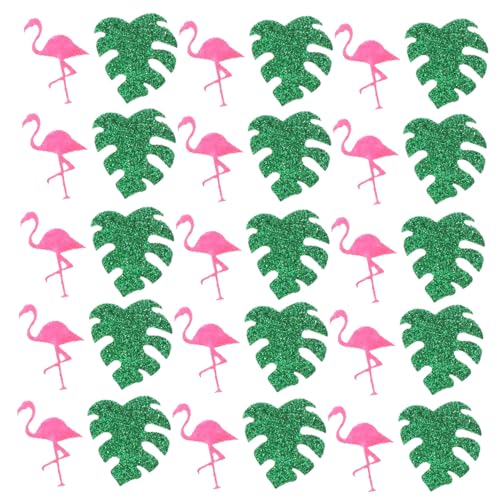 Warmhm Flamingo-Konfetti Im Tropen-Design Für Sommer Partys Mit Ananas Motiven – Perfekte Dekoration Für Hawaii Themenfeiern Hochzeiten Und Geburtstagsfeiern 50g von Warmhm