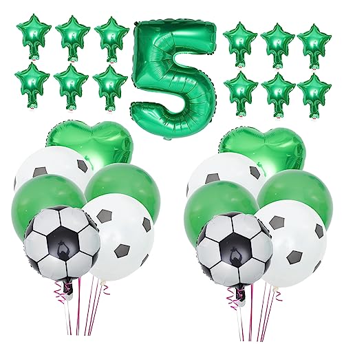 Warmhm Fußballballons Folienballons Für Kindergeburtstag Und Fußballparty Dekorationen Lustige Fußball Dekorationen Für Party Ihres Kleinen Champions von Warmhm