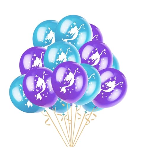 Warmhm Mermaid Design Latexballons Set Und Dekorative Ballons Für Hochzeiten Geburtstagsfeiern Und Partys Ballonkit Für Kreative Feierlichkeiten von Warmhm