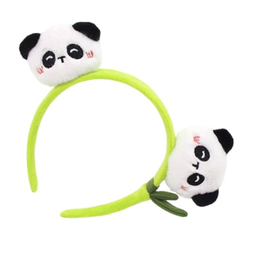 Warmhm Panda-stirnband Pandas Panda-plüsch Party-cosplay-stirnband Liebling Stirnband Hautpflege Stirnbänder Gesicht Süßes Hautpflege-stirnband Haarband Kosmetisches Stirnband Hase Stoff von Warmhm