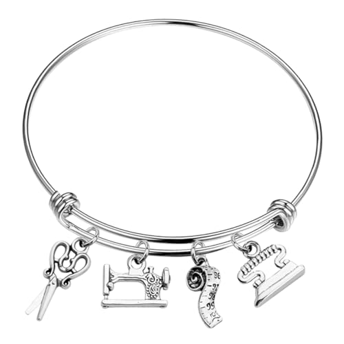 Warmhm Schere Maßband Armband Nähen Schere Armreif Nähen Liebhaber Armreif Bettelarmband Für Frauen Quilterinnen Armreif Nähen Geschenk Nähen Armreif Edelstahl Skalierbarer Schmuck Warmhm Schere Maßband Armband Nähen Schere Armreif Nähen Liebhaber Armreif Bettelarmband Für Frauen Quilterinnen Armreif Nähen Geschenk Nähen Armreif Edelstahl Skalierbarer Schmuck von Warmhm