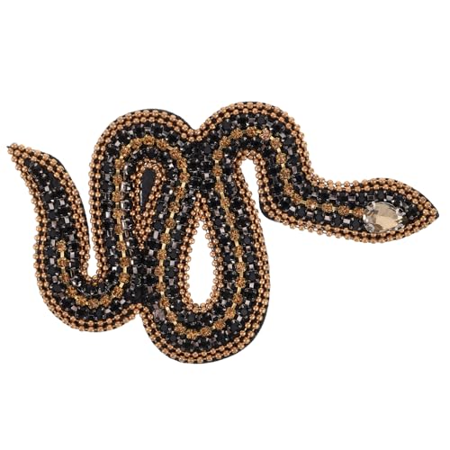 Warmhm Schlangen-Strass-aufnäher Schlangen-Aufkleber Tier-kleidungsaufnäher Zum Aufbügeln Applikation Für Modeaccessoires Warmhm Schlangen-Strass-aufnäher Schlangen-Aufkleber Tier-kleidungsaufnäher Zum Aufbügeln Applikation Für Modeaccessoires von Warmhm