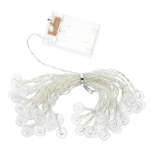 Warmhm Schnur Lichterkette Hochzeit Teenager Mädchen Jugendzimmer Deko Mädchen Lichterkette Dimmbar Kugel Lichterkette Bunte Glühbirnen Lichterkette Indoor von Warmhm