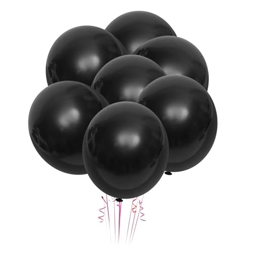 Warmhm Schwarze Latexballons Für Geburtstagsfeiern Hochzeiten Und Graduierungen Inklusive Bänder Perfekte Partydekoration Für Bögen Und von Warmhm