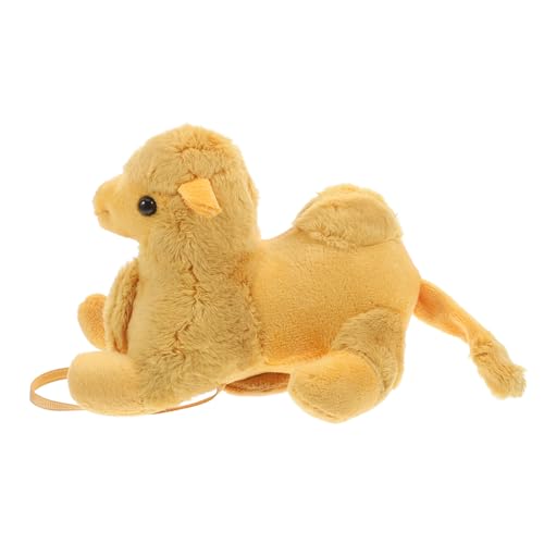 Warmhm Stehschulterkamel Aus Plüsch Stofftier- Tierischer Plüsch Kleines Kuscheltier Plüschtier Schulterplüschpuppen Tierische Partygeschenke Süßes Schultertier Aus Plüsch Yellow von Warmhm