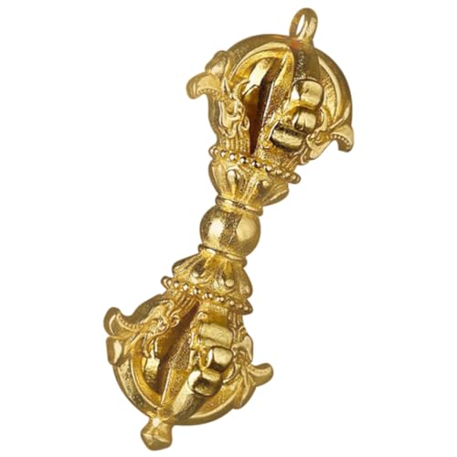 Warmhm Vajra Anhänger Knospe Korbgeflecht Für Dekoration Beige Röhre Gießdekoration Krähe Tafelaufsatz Anstecknadel Kupfer Kunsthandwerk Anhänger Vajra Stößel Ornament von Warmhm