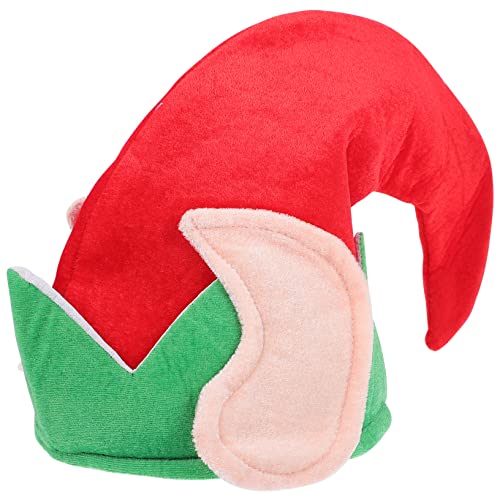 Warmhm Weihnachtselfenmütze Elfenhüte Weihnachtsbaum-stirnband Weihnachtsmützen Für Erwachsene Lustige Weihnachtsmütze Elfenmützen Für Kinder Mit Ohren Weihnachtskopfbedeckung Plüschstoff von Warmhm