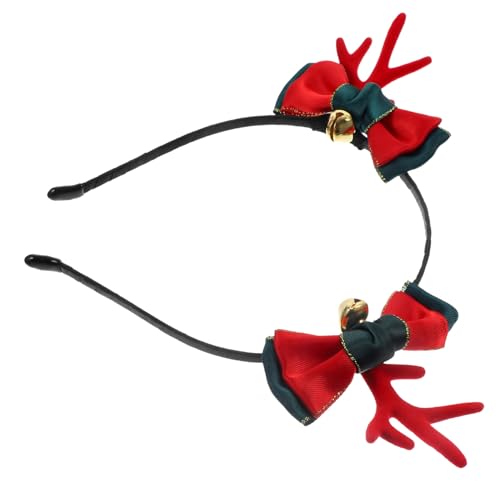 Warmhm Weihnachtshaarband Weihnachtsdekoration Weihnachtskopfschmuck Weihnachtshaarschmuck Stirnband christmas haarreif christmas headband Cosplay-Stirnbänder Party-Haarbänder Metall von Warmhm