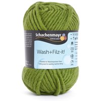 Filzwolle Wash + Filz-it - Olive, Farbe 17 von Schachenmayr