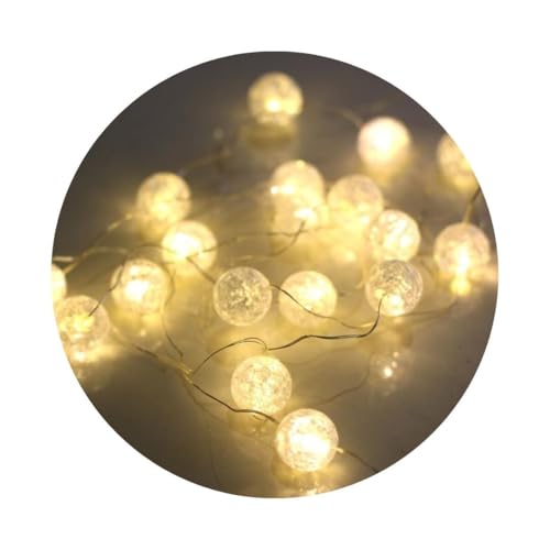 WatioWave Lichterkette für Lichterkette, LED, Ventil, silberfarben, 1,9 m, IP20 von WatioWave