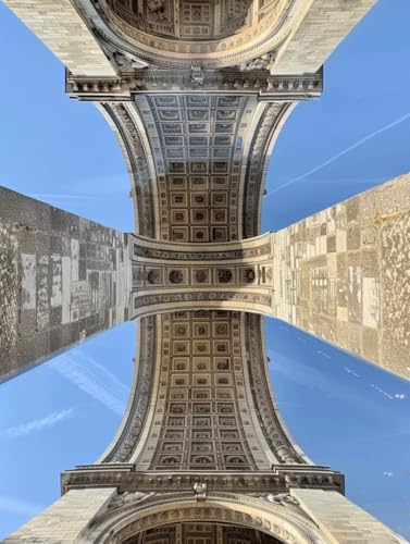 Arc De Triomphe Diamond Painting Erwachsene DIY 5D Diamond Painting Bilder Paris Diamant Painting 60x80cm, Diamond Art Painting Kinder Stickerei Basteln Painting Set, für Wandzimmer Deko Geschenke -O1 von Waxonle