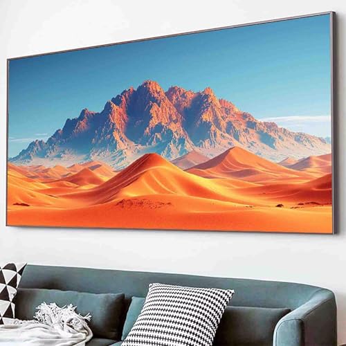 Berg Diamond Painting Landschaft Diamond Painting Erwachsene Groß XXL 60x120cm Vollbohrer Diamanten Malerei Kinder Stickerei Bastelset Erwachsene, Geschenke für Frauen, Wohnzimmer Deko Modern -34d2 von Waxonle