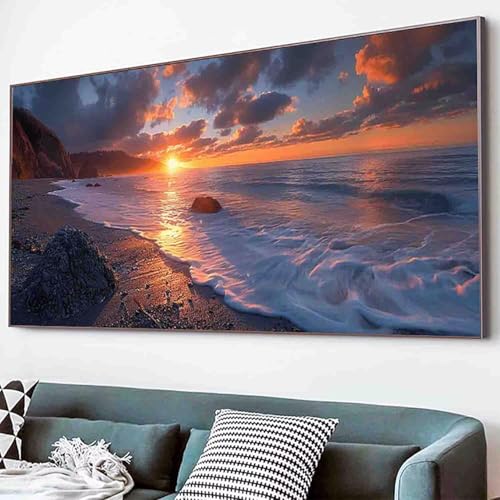 Blume Diamond Painting Pfingstrose Diamond Painting Erwachsene Groß XXL 50x100cm Vollbohrer Diamanten Malerei Kinder Stickerei Kreuzstich Bilder Bastelset Erwachsene, Wohnzimmer Deko Modern -77y0 von Waxonle