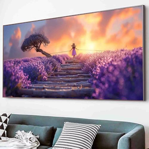 Diamond Painting Baum Diamant Painting Bilder Set, Blume Diamanten Malerei Kinder DIY 5D Kristall Strass Stickerei Kreuzstich Bastelset Erwachsene Anfänger für Schlafzimmer Deko Geschenk 30x60cm -35gP von Waxonle