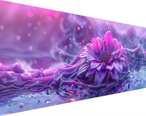 Malen Nach Zahlen Blume, Malen Nach Zahlen Erwachsene Landschaft Acrylmalerei Set, DIY Rahmenlos Malen Nach Zahlen Kinder ab 10 Jahre Mädchen Kunsthandwerk Geschenk für Wand Zimmer Deko 30x60cm M-V von Waxonle