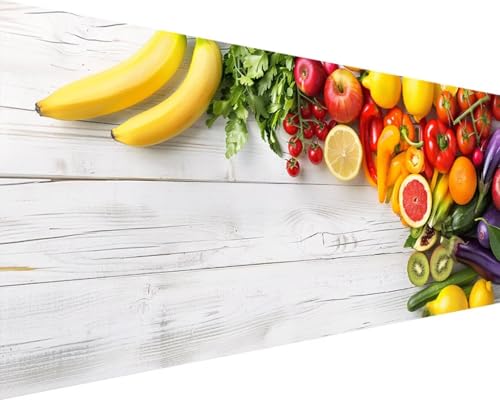 Malen Nach Zahlen Erwachsene Obst Malen Nach Zahlen GemüSe, DIY Paint by Numbers Adult Kinder Mit Pinseln und Acrylfarbe Malen Nach Zahlen Set für Geschenke und Home Haus Deko(Rahmenlos,100x200cm) C-9 von Waxonle