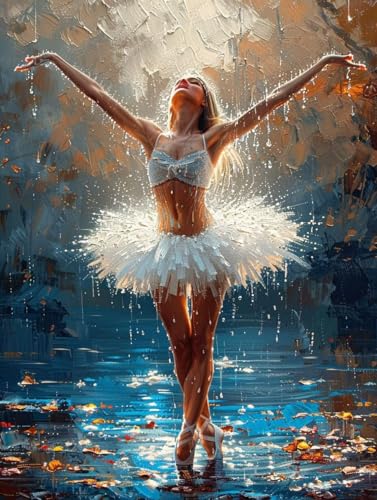 Malen Nach Zahlen Erwachsene mit Rahmen Frau Malen Nach Zahlen Ballett Paint by Numbers Kreativ Set mit Pinseln und Acrylfarben Farbe Handgemalt Ölgemälde Leinwand Kit, Deko Wohnzimmer 40x50cm -d317 Malen Nach Zahlen Erwachsene mit Rahmen Frau Malen Nach Zahlen Ballett Paint by Numbers Kreativ Set mit Pinseln und Acrylfarben Farbe Handgemalt Ölgemälde Leinwand Kit, Deko Wohnzimmer 40x50cm -d317 von Waxonle
