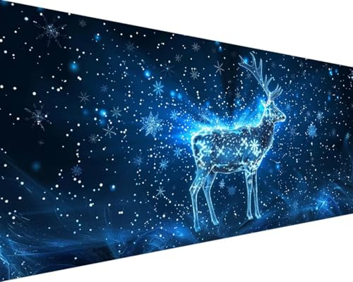 Malen Nach Zahlen Tier, Malen Nach Zahlen Erwachsene Reh Acrylmalerei Set, DIY Rahmenlos Malen Nach Zahlen Kinder ab 10 Jahre Mädchen Kunsthandwerk Set Geschenk, für Wand Zimmer Deko 70x140cm X-R von Waxonle