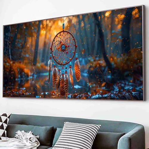 TraumfäNger Diamond Painting Landschaft Diamond Painting Erwachsene Groß XXL 50x100cm Vollbohrer Diamanten Malerei Kinder Stickerei Kreuzstich Bilder Bastelset Erwachsene, Geschenke für Frauen -34dU von Waxonle