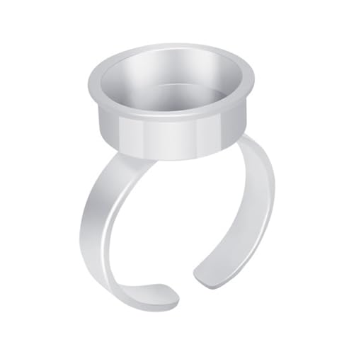 Wayfadacc Ringe Wimpernverlängerungen Kleber Ringe Wimpernverlängerungen Kleber Farbe Ringe Halter Kunst Kleber Ringe Cups von Wayfadacc