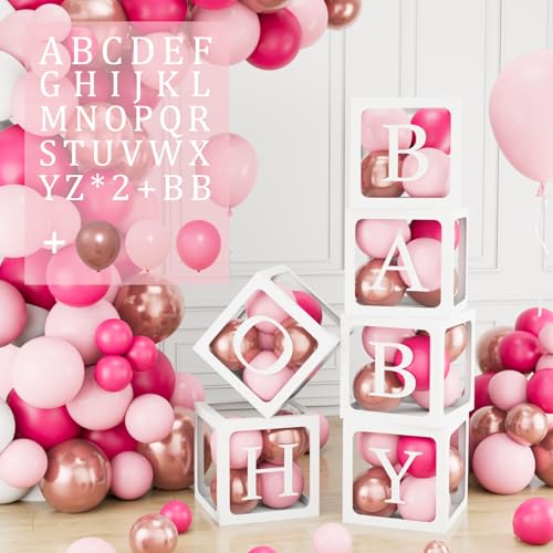 105 Babyparty Boxen Deko für Mädchen von Wayfun