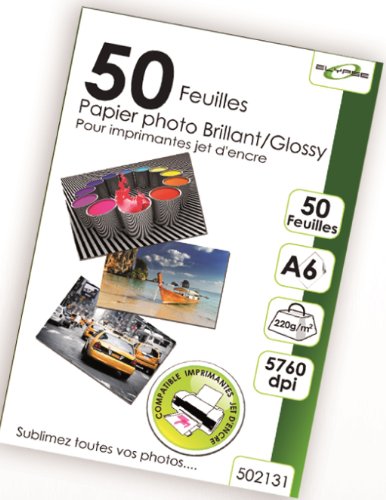 Elypse 502131 Fotopapier Glossy A6 220 g 50 Blatt von Waytex