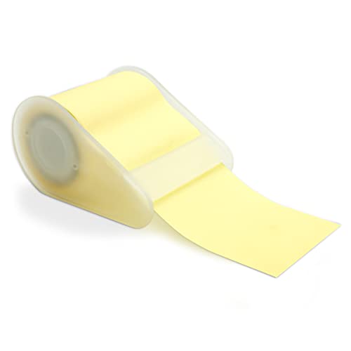 WAYTEX Haftnotizrolle/Haftnotizrolle/Haftnotizen, wiederverwendbar, selbstklebend, 5 cm breit, 5 m Rolle, Pastellgelb von Waytex