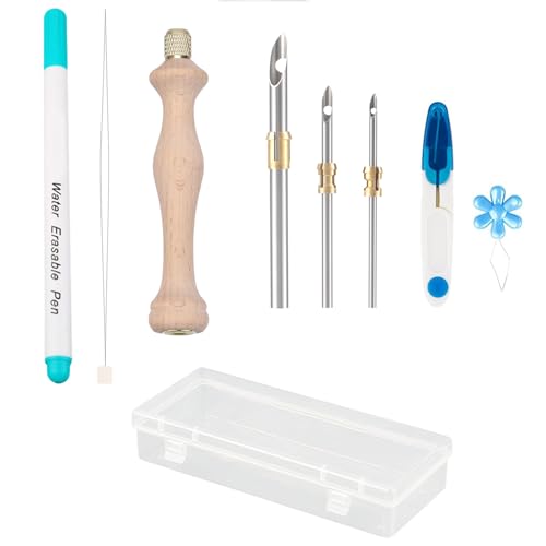 Big Eye Perlen Nadel Stanznadel Set Mit Holzgriff Stickereien Threader Schere Zum Handwerk Der Schmuckherstellung Big Eye Perlen Nadel Stanznadel Set Mit Holzgriff Stickereien Threader Schere Zum Handwerk Der Schmuckherstellung von Wdbild