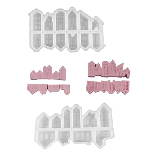 Wdbild Epoxidharz Silikonform, Modisches Haus, stabiles Silikon-Schlüsselanhänger-Form-Set, Bastelbedarf, Epoxidharz, Buchstaben-Anhänger zum Personalisieren von Schmuck Wdbild Epoxidharz Silikonform, Modisches Haus, stabiles Silikon-Schlüsselanhänger-Form-Set, Bastelbedarf, Epoxidharz, Buchstaben-Anhänger zum Personalisieren von Schmuck von Wdbild