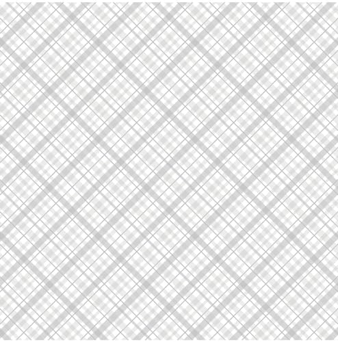 12 Pack Core'dinations Core Basics Patterned Cardstock 12"X12"-White Plaid 320025 von We R Memory Keepers