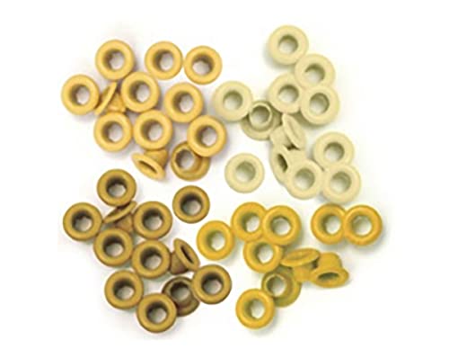 Knorr Prandell We R Memory Keepers 18676002 - Crop-A-Dile - Eyelets, 4 Farbtöne à 15 Stück, gelb von We R Memory Keepers