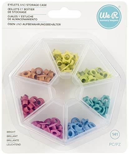 We R Eyelets 140/Pkg-Bright W/Storage Case von We R Memory Keepers