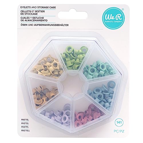 We R Memory Keepers We R Eyelets 140/Pkg-Pastel W/Storage Case von We R Memory Keepers