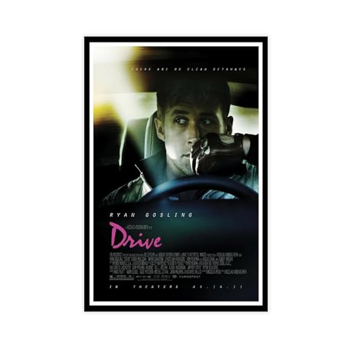Drive Ryan Gosling Film-Leinwand-Poster, Wandkunst, Dekordruck, Bild, Gemälde für Wohnzimmer, Schlafzimmer, Dekoration, ungerahmt, 30 x 45 cm von WeBert