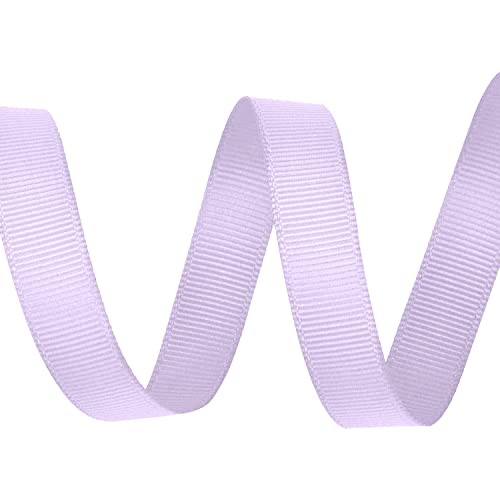 Ripsband, 10 mm x 10 m, Lavendel, 430 Stück von WedDecor