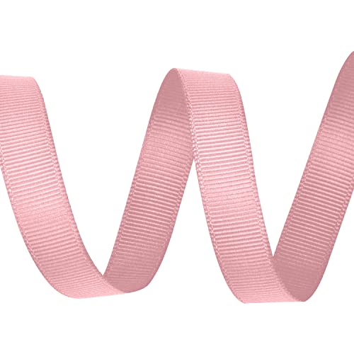 Ripsband, 25 mm x 10 m, Rosa (150 Stück) von WedDecor