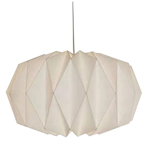 Wedhapy Papierlampenschirme Für Deckenleuchten Nordische Origami Papier Lichtschirme Decke Faltbarer Papier Pendelleuchtenschirm Kunstdekor Für Wohnzimmer Dekor Typ 3 von Wedhapy